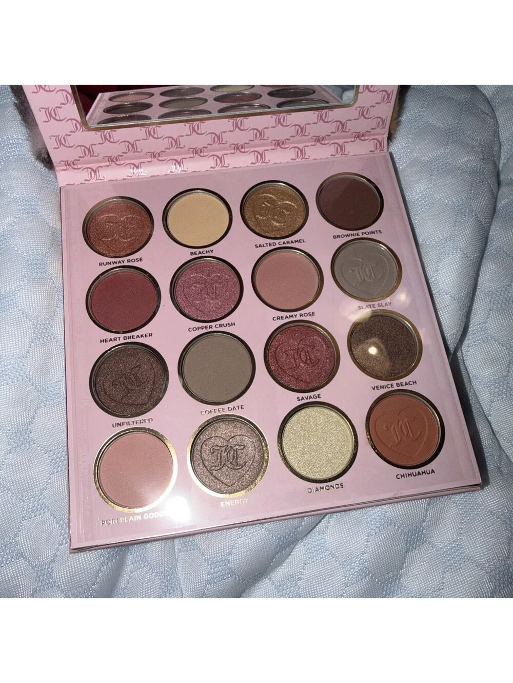 Juicy Couture Faux Fur Leopard Eyeshadow Palette Mirror NIB Sealed Glam Y2K